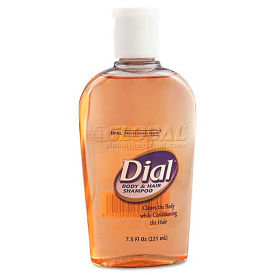 Dial Professional Hair + Body Wash, Neutral Scent, 7.5 oz, 24/Carton