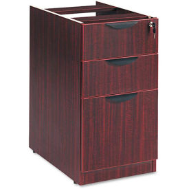 Alera Valencia 2 Box/1 File Full Pedestal, 15-5/8w x 20-1/2d x 28-1/2h, Mahogany
