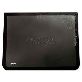 Artistic AOP41100S Logo Pad Desktop Organizer W/Clear Overlay,24 x 19,Black
