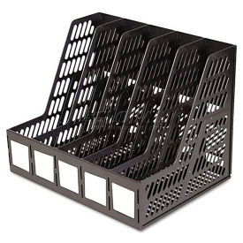 Advantus AVT34092 Literature File, Five Slots, Black