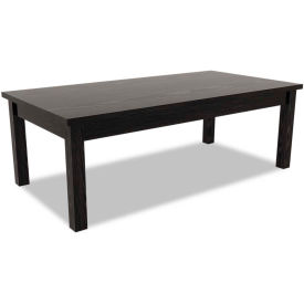 Alera Occasional Table, Rectangle, 47-1/4w x 20d x 16h, Black, Valencia Series