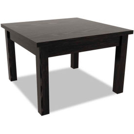 Alera Valencia Series Occasional Table, Rectangle, 23-5/8w x 20d x 20h, Black