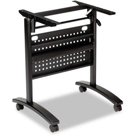 Alera Training Table Base, Modesty Panel, 24w x 20d, Black, Valencia Series
