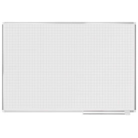 MasterVision Magnetic 1x1 Grid Planner, White, 72 x 48