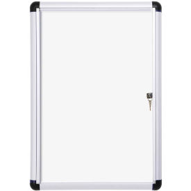 MasterVision H2O Outdoor Magnetic Dry Erase Enclosed Board, 26"W x 30"H