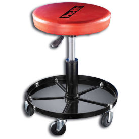 Pro-Lift C-3001H Pneumatic Chair, Black/Red, 300 lbs. Rated Capacity