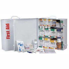 First Aid Only 247-OP Industrial First Aid Station for 100 People, OSHA, Metal Case, 1041 Pieces