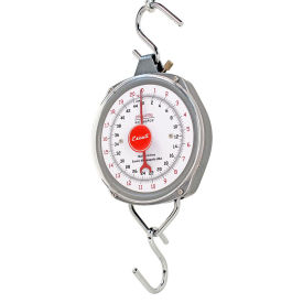 Escali H-Series Hanging Scale, High Capacity, 220lb x 1lb/100kg x 0.5kg, Stainless Steel, H220100