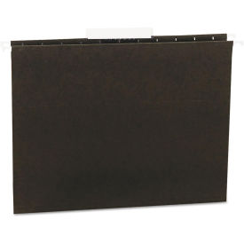 Universal Hanging File Folders, 1/3 Tab, 11 Point Stock, Letter, Standard Green, 25/Box