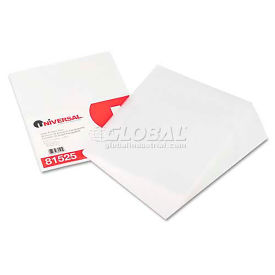 Universal Project Folders, Jacket, Poly, Letter, Clear, 25/Pack