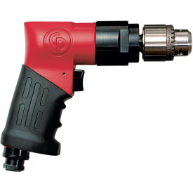 Chicago Pneumatic 3/8" Pistol Air Drill, 0.37 HP, 2000 RPM, 6 CFM, Reversible, 90 PSI