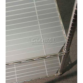 Chadko Polypropylene Shelf Liner, Translucent, 14 x 24