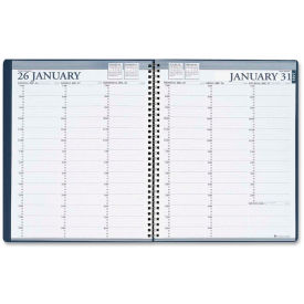 House of Doolittle Recycled Professional Weekly Planner, 15-Min Appointments, 11 x 8.5, Blue, 2024