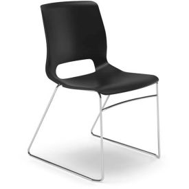 HON Motivate High Density Stacker Sled Base Set of 4 Onyx Shell