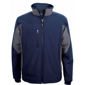 RefrigiWear Insulated Softshell Jacket, Navy, 2XL