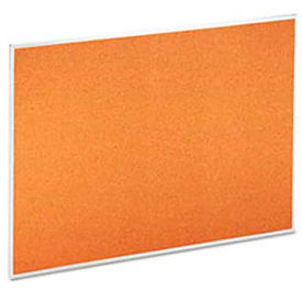 Universal Bulletin Board, Aluminum Frame, 48"W x 36"H, Natural