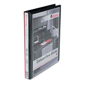 Universal Slant D-Ring View Binder, 3 Rings, 0.5" Cap, 11" x 8.5", Black