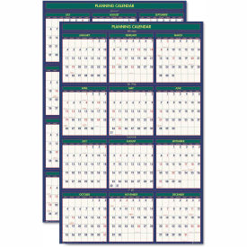 House of Doolittle Recycled Four Seasons Reversible Business/Academic Wall Calendar, 2024