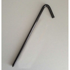 Mini Tarp Hook Stake, 10", Black