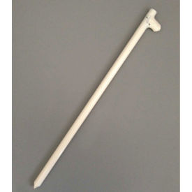 Forged Head Stake, 18"L, Bright White