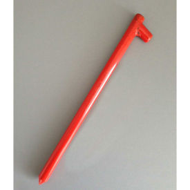 Forged Head Stake, 12"L, Orange