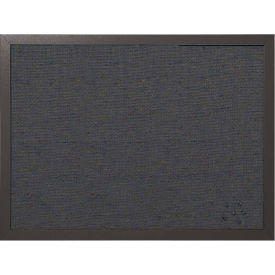 MasterVision Fabric Corkboard 18x24" Black Frame