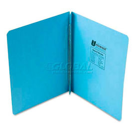 Universal Pressboard Report Cover, Prong Clip, Letter, 3" Capacity, Light Blue