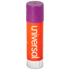 Universal Permanent Glue Stick, 1.30 oz, Stick, Purple, 12/Pack