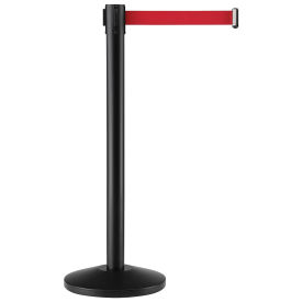 Crowd Control Stanchion With 7-1/2' Red Belt - Pkg Qty 2