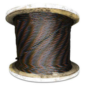 Advantage 500' 3/4" Diameter 6x19 Fiber Core Bright Wire Rope