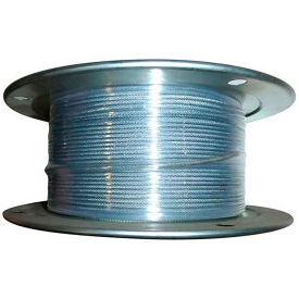 Advantage 250' 1/4" Dia. VC 5/16" Dia. 7x19 Vinyl Coated Galvanized Aircraft Cable