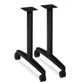 HON Huddle Table Base Kit T-Style Black Finish 2 Bases per Kit