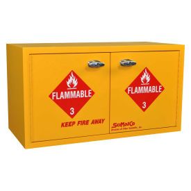 Mini Stak-a-Cab™ Flammable Cabinet, Self-Closing, 8 Gallon, 31"W x 14-1/2"D x 17"H