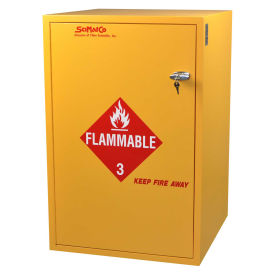 Floor Flammable Cabinet, Self-Closing, 30 Gallon, 23-7/8"W x 23-7/8"D x 36-5/8"H
