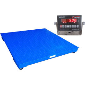 Optima NTEP Heavy Duty Pallet/Floor Digital Scale 48" x 96" 10,000lb x 2lb, OP-916-4x8-10LED