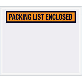 6-1/2"x5" Orange Document Envelopes, 1000 Pack