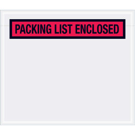 7" x 6" Red Document Envelopes, 1000 Pack