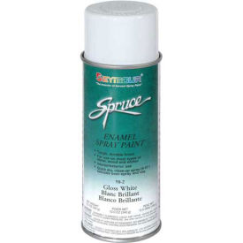 Spruce General Use Spray Paint 12 Oz. Gloss White 12 Cans/Case