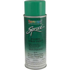 Spruce General Use Spray Paint 12 Oz. Parrot Green Semi-Gloss 12 Cans/Case