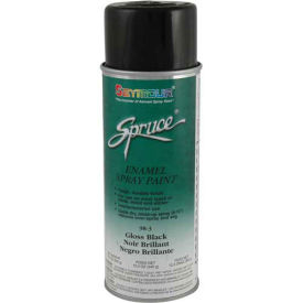 Spruce General Use Spray Paint 12 Oz. Gloss Black 12 Cans/Case