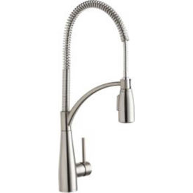 Elkay Avado Semi-Professional Kitchen Faucet, Lustrous Steel, Single Lever Handle, LKAV4061LS
