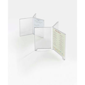 Cal-Mil 575 Classic 3-Wing Tabletop Cardholder 4"W x 4"D x 6"H - Pkg Qty 24