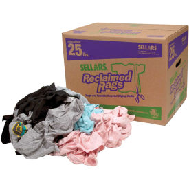 Sellars 99205 Reclaimed Rags, Colored Knit/Polo, 25 Lbs.