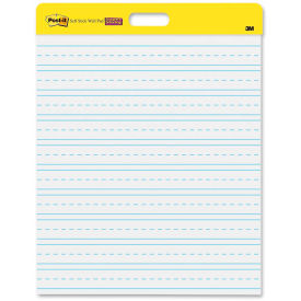 Post-it Easel Pads Self-Stick Wall Easel Rule Pad 566PRL, 20" x 23", White, 20 Sheets, 40/Pack