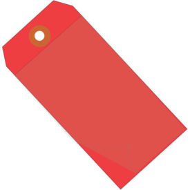 6-1/4"x3-1/8" Self Laminating Tags, Red, 100 Pack