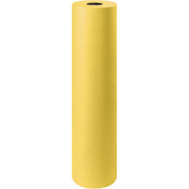 50Lb. Kraft Paper Roll 36"x1000', Yellow