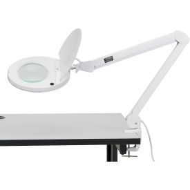 Global Industrial LED Magnifying Lamp, 3 Diopter, White