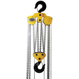 OZ Lifting Manual Chain Hoist With Std. Overload Protection 20' Lift, 20 Ton Cap.