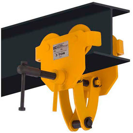 OZ Lifting OZ3BTC Beam Trolley with Clamp 3 Ton Cap.