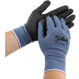 PIP G-Tek® Nitrile MicroSurface Nylon Grip Gloves, XS, 12 Pairs